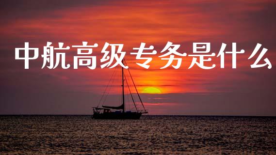 中航高级专务是什么_https://m.kuaijiepai.net_股票交易_第1张