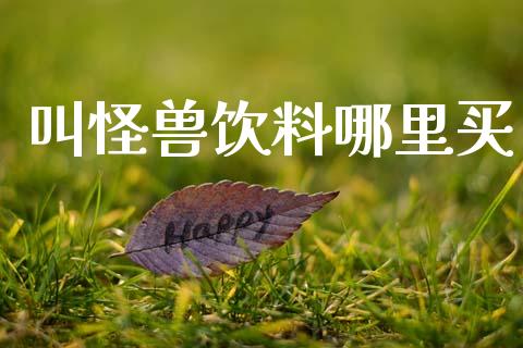叫怪兽饮料哪里买_https://m.kuaijiepai.net_资产证券化_第1张