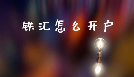 铁汇怎么开户_https://m.kuaijiepai.net_债券投资_第1张