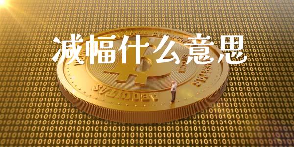 减幅什么意思_https://m.kuaijiepai.net_货币基金_第1张