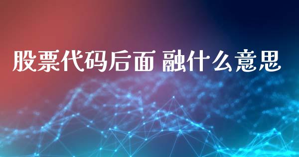 股票代码后面 融什么意思_https://m.kuaijiepai.net_债券投资_第1张