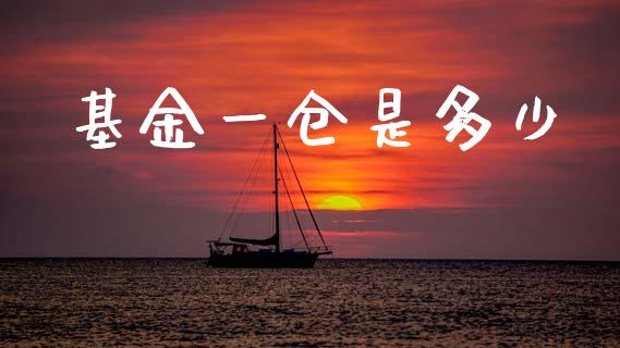 基金一仓是多少_https://m.kuaijiepai.net_债券投资_第1张