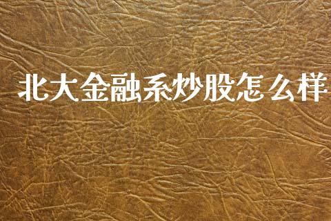 北大金融系炒股怎么样_https://m.kuaijiepai.net_资产证券化_第1张