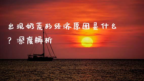 出现奶荒的经济原因是什么？深度解析_https://m.kuaijiepai.net_货币基金_第1张