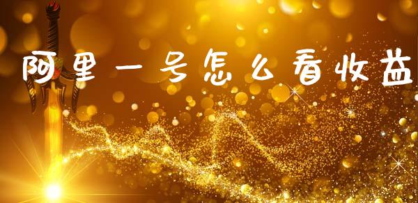 阿里一号怎么看收益_https://m.kuaijiepai.net_股票交易_第1张