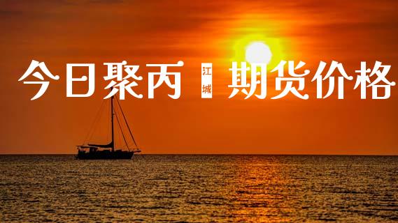 今日聚丙烯期货价格_https://m.kuaijiepai.net_资产证券化_第1张