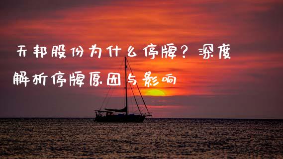 天邦股份为什么停牌?深度解析停牌原因与影响_货币基金_第1张_货币基金_债券投资_股票交易_资产证券化 天邦股份为什么停牌?深度解析停牌原因与影响_https://m.kuaijiepai.net_货币基金_第1张