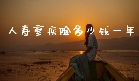 人寿重疾险多少钱一年_https://m.kuaijiepai.net_债券投资_第1张