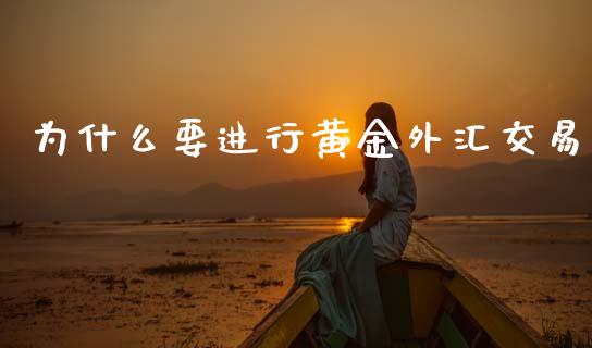 为什么要进行黄金外汇交易_https://m.kuaijiepai.net_债券投资_第1张