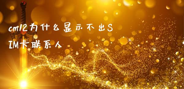 cm12为什么显示不出SIM卡联系人_https://m.kuaijiepai.net_债券投资_第1张