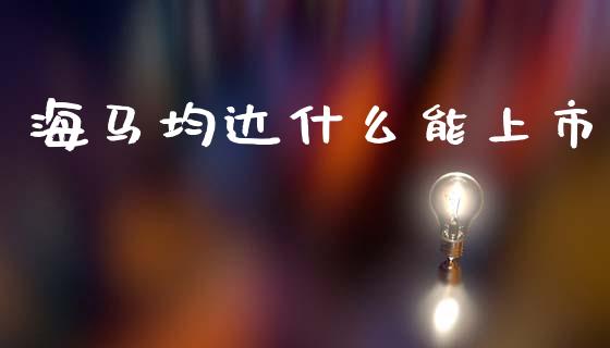 海马均达什么能上市_https://m.kuaijiepai.net_资产证券化_第1张