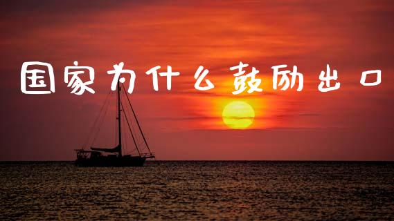 国家为什么鼓励出口_https://m.kuaijiepai.net_股票交易_第1张