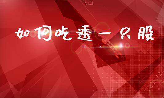 如何吃透一只股_https://m.kuaijiepai.net_资产证券化_第1张