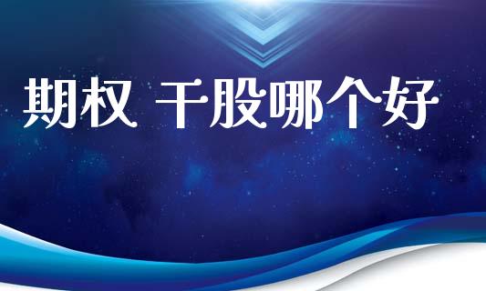 期权 干股哪个好_https://m.kuaijiepai.net_资产证券化_第1张