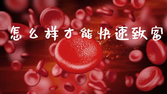 怎么样才能快速致富_https://m.kuaijiepai.net_股票交易_第1张