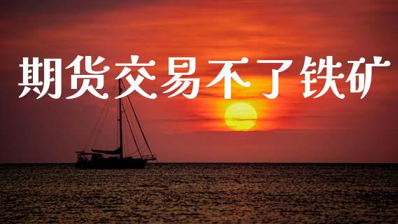 期货交易不了铁矿_https://m.kuaijiepai.net_货币基金_第1张