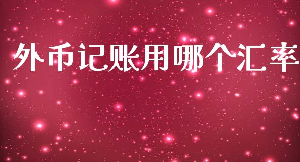 外币记账用哪个汇率_https://m.kuaijiepai.net_货币基金_第1张