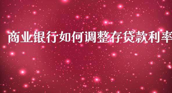 商业银行如何调整存贷款利率_https://m.kuaijiepai.net_股票交易_第1张