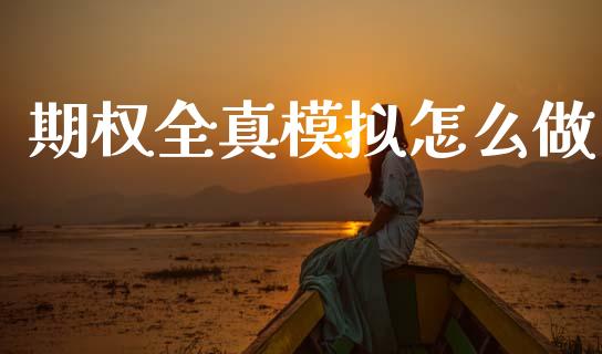期权全真模拟怎么做_https://m.kuaijiepai.net_货币基金_第1张